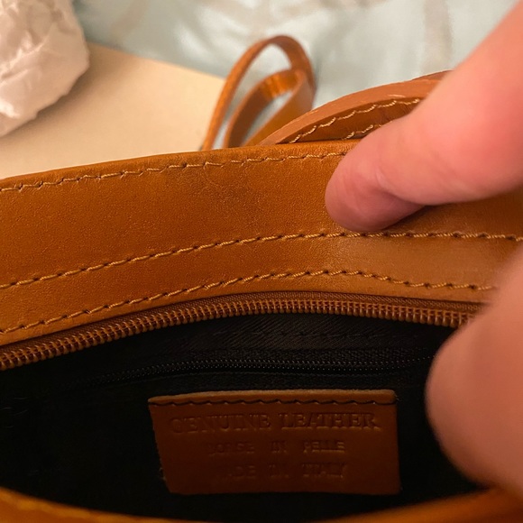 NWT Markese Made in Italy Leather Bucket Bag - Picture 11 of 13